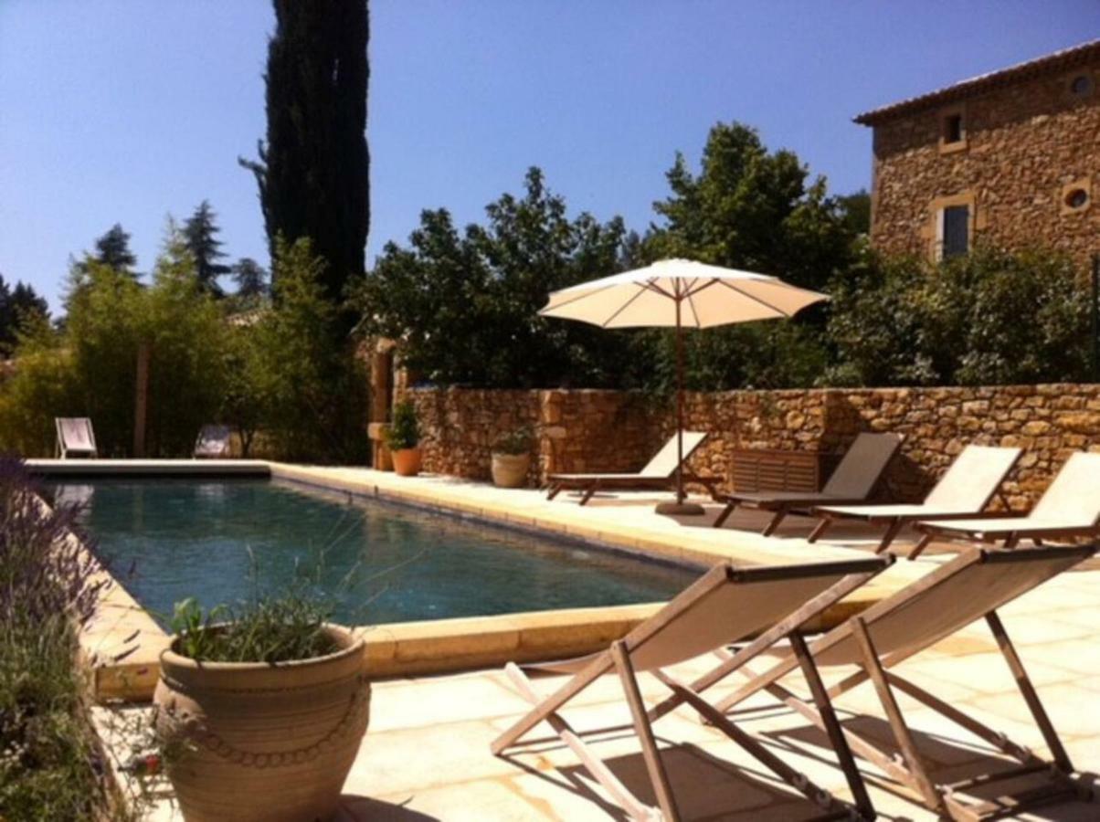 Le Mas Du Cypres, 12 Pers Et Piscine Aigaliers Luaran gambar